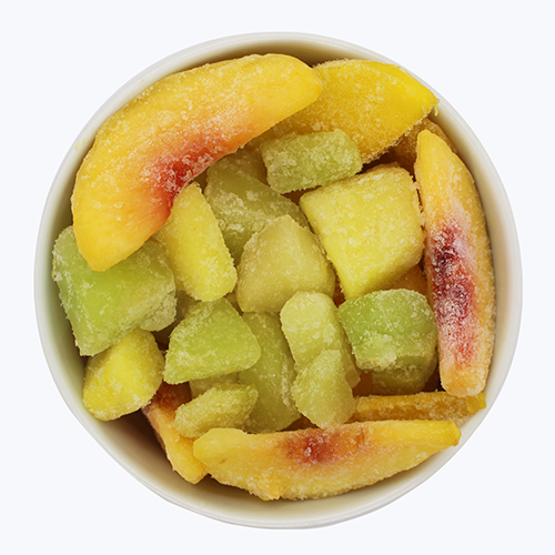 Mix frutas tropicales x 1kg: durazno, mango y ananá en trozo